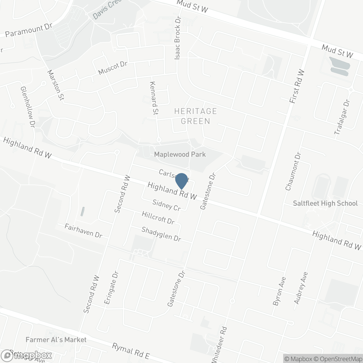 29 CARLSON STREET, Hamilton, Ontario L8J 3T7